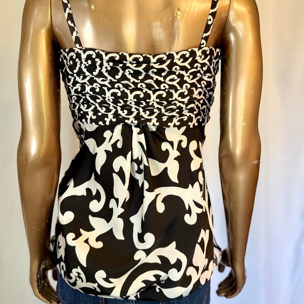 White House Black Market Satiny Spaghetti Strap Blouse - Picture 4 of 10